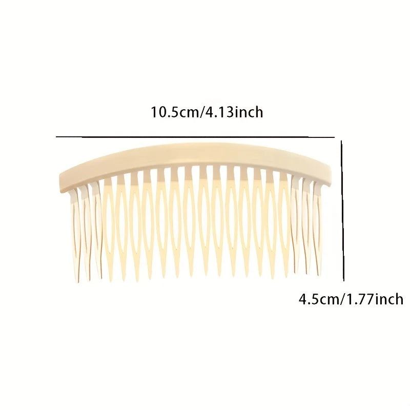 Matte Broken Hair Finishing Comb Women Anti-Slip Hair Insert Comb Fixed Bangs Flyaway Hair Hairpin Hairstyle Accessory Qme