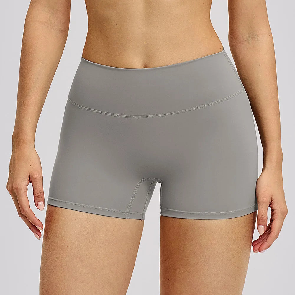 Women's Summer Shorts Low Waist Seamless Gym Yoga Running Stretch