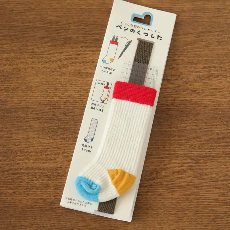 A5 B6 Notebook Kawaii Mini Socks Elastic Strap Pen Cap Holder Qme A5