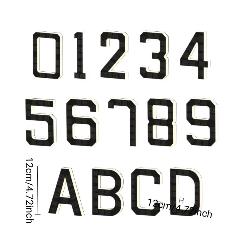 Light Sensor Solar House Number Lights Waterproof Modern LED Address Sign Outdoor Wall Decor For Home Yard Daily Use Qme