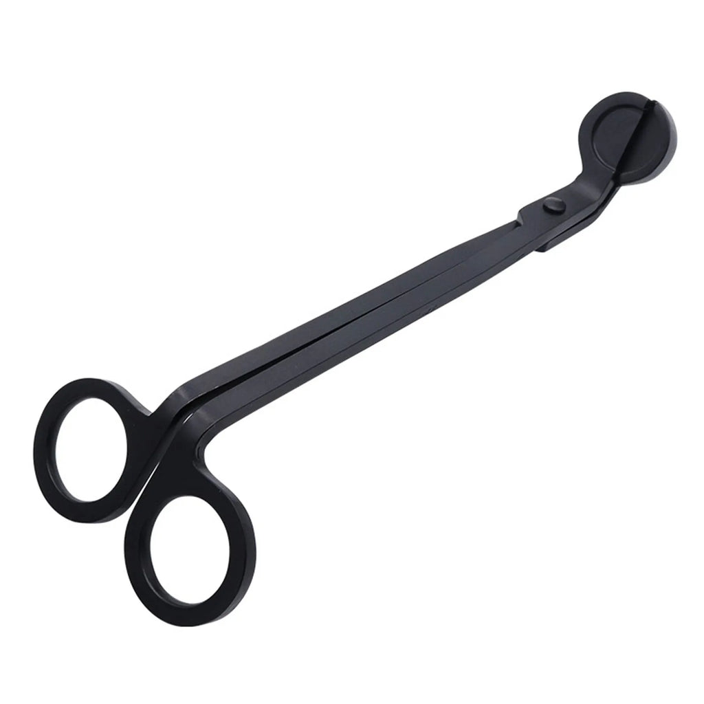 Stainless Steel Candle Extinguishing Tool Candle Trimmer Candle Scissors Candle Killing Hook Clipper Cutter Tool Black Qme Default Title