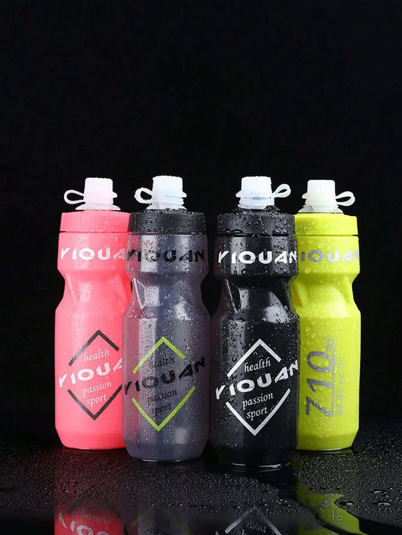 1 Reusable Creative Sports Water Bottle Leak Proof Squeeze Able Qme