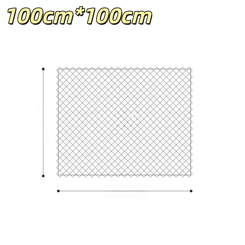 Fish Tank Net Anti Jumping Guard Pet Balcony DIY Accessories Aquarium Qme A1