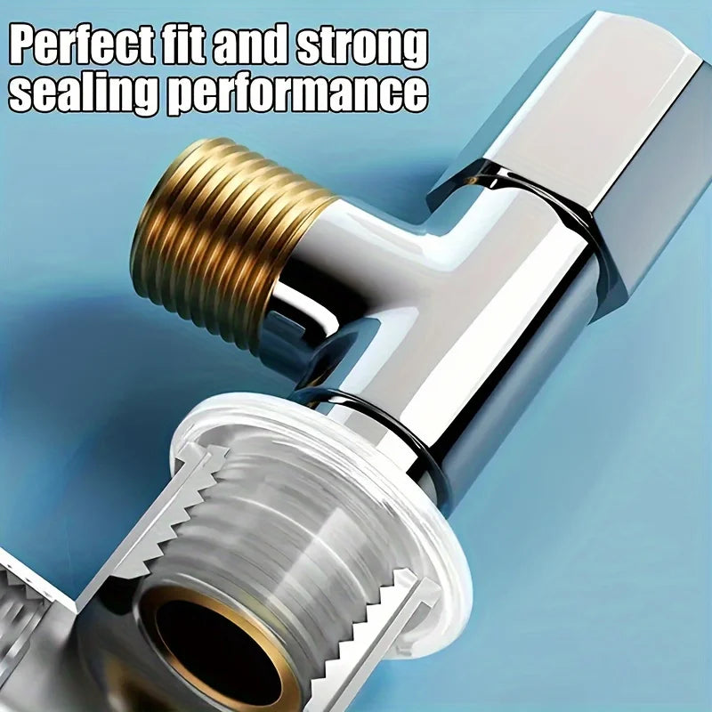 30-Piece silicone gasket for faucets and sanitary fittings - leak-proof rubber seal set with strong sealing properties Qme