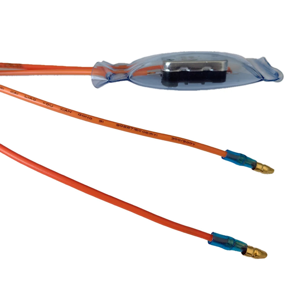 Replacement Fridges Defrost Thermostator AC 250V 10A-7 Celsius Bimetal Refrigerator Defroster Thermostat -7Degree 2 Cables Qme