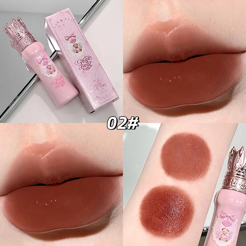 Gege Bear Silky Matte Velvet Lip Mud Moisturizing Non Drying Smooth Qme GX1560-02