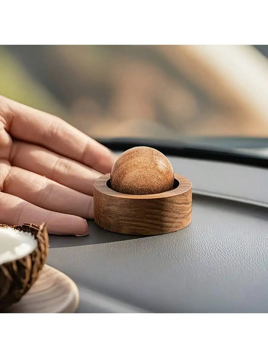 Natural Wooden Diffuser Essential Oil Desktop Car Ornament Suitable Qme