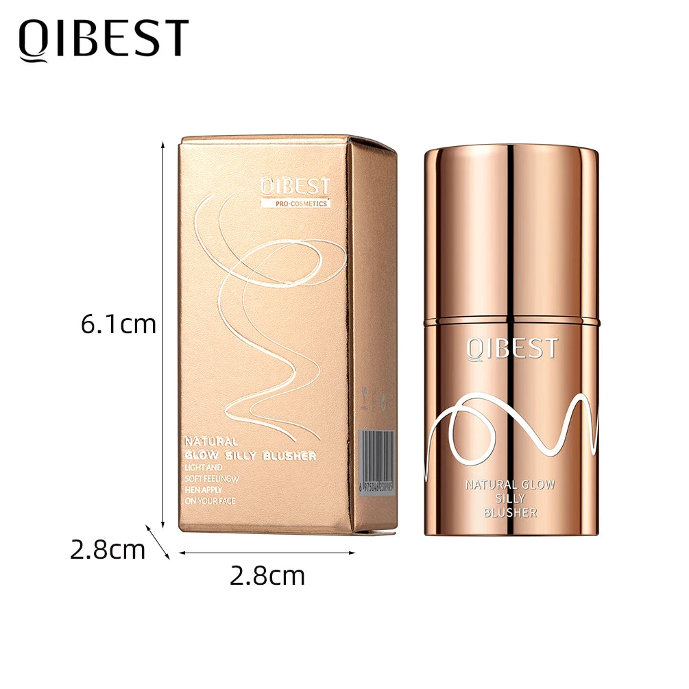 QIBEST Multifunctional Makeup Stick 3 IN 1 Lipstick Blush For Face Lightweight Lip Tint Natural Blush Cream Lasting Cosmetics Qme