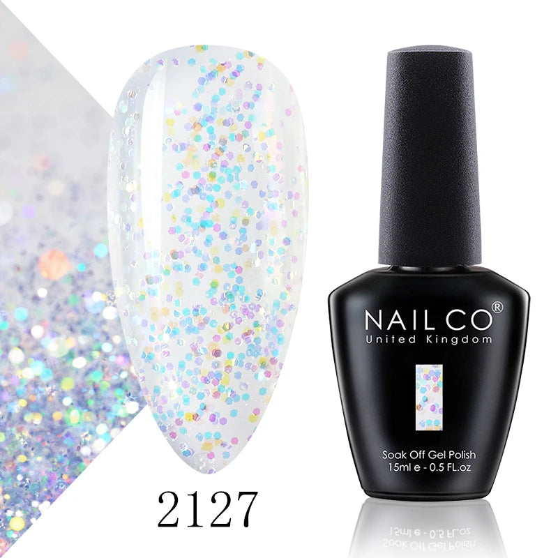NAILCO 131 Colors Nail Gel Polish Off LED Semi Permanant Art Hybrid