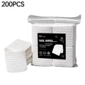 Nail Polish Remover Dry Pads Lint Wipes 200 Absorbent Soft Salon Qme 200pcs