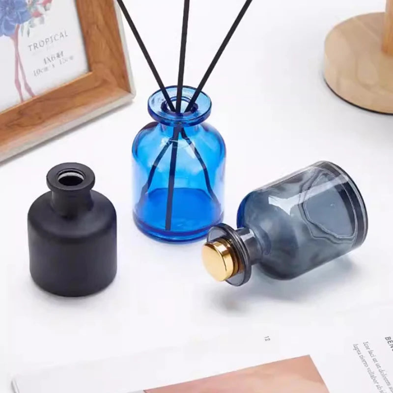 Party Gifts Glass Container Oil Diffusers Sticks Reed Diffuser Qme