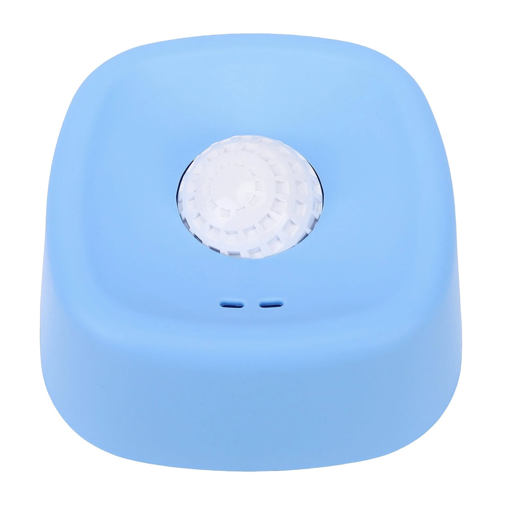 Dog Slow Feeder Lick Bowl Licking Ball Anti Spill No Mess Liquid Treat Dispenser for Yogurt Bone Broth Pet Feeding Toy Dogs Qme Blue