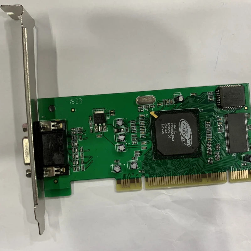 Desktop Computer PCI Graphics Card ATI Rage XL 8MB Tractor Card VGA Card for HISHARD BUDDY and So on Software Qme