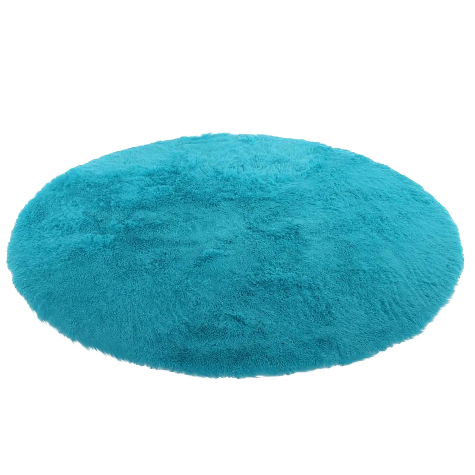 Wool Imitation Sheepskin Rugs Faux Non Slip Bedroom Shaggy Carpet Mats Multi Color Solid Soft Circular Carpets Qme