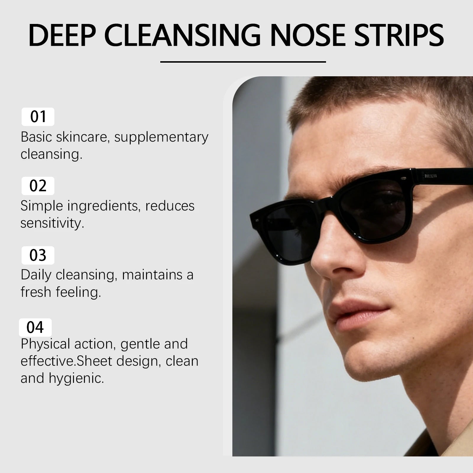 Deep Cleansing Nose Pores Blackheads Charcoal Powder Nose Cleaning Patch Oil Control Cleansing Facial Care Purifying Skincare Qme