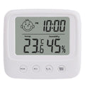 LCD Digital Temperature Baby Room Humidity Meter Backlight Home Qme BK