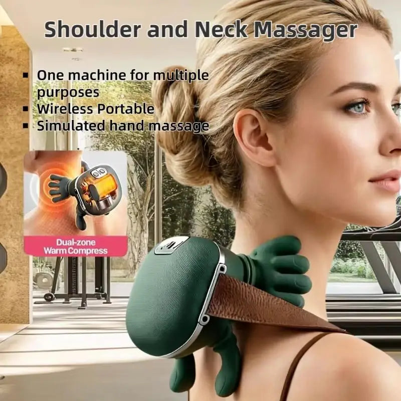 Bionic Finger Trapezius Muscle Relax Massager Deep Tissue Neck Qme