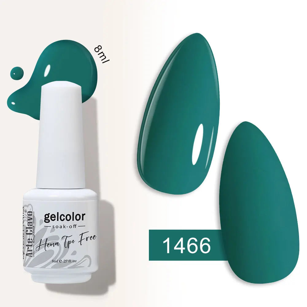 Arte Clavo Semi-permanent Gel Nail Varnish 180 Colors Semipermanent