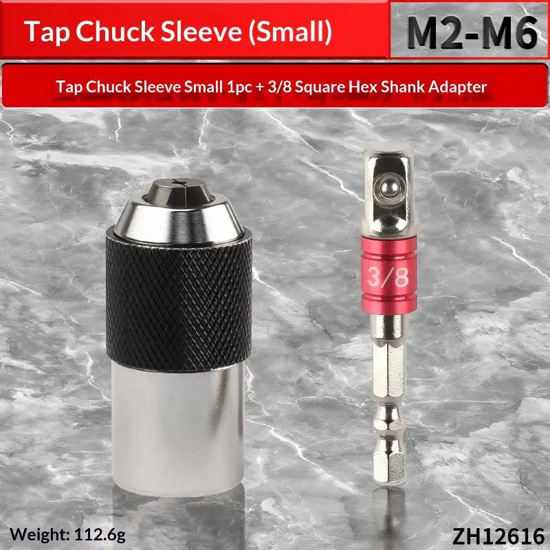 Electric Drills 3 Square Drive Interface Tap Socket M2-M6 M8-M12 Qme A3