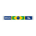 Soccer Match Fan Scarf with National Flag Design and Football Printed Long Style Cheering Props Party Supplies Qme A One Size