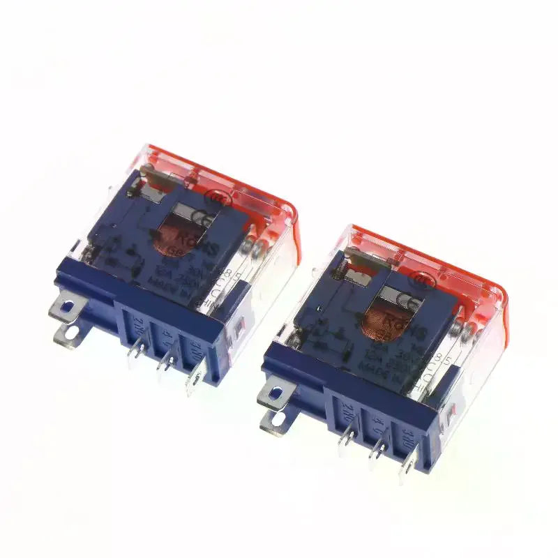 1Pcs AC220V DC 24V Universal Relay J13A Micro Voltage Plug-in Relay 5Pin 8Pin DC12V 12A Relay DIY Accessories Qme