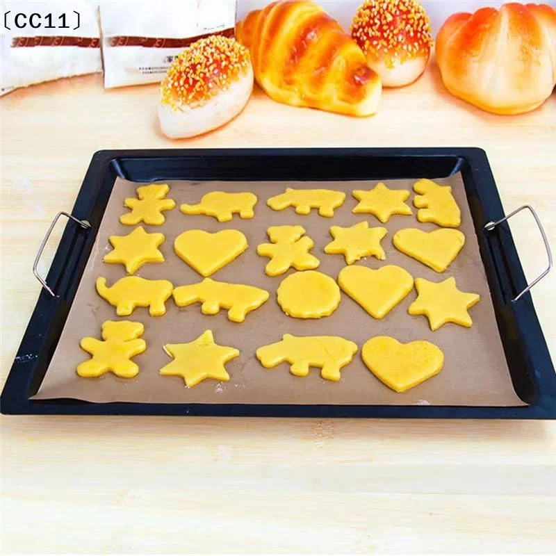 Reusable Resistant Baking Sheets Oil-proof Paper Cloth Oven Pad Qme