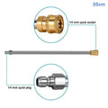 High-Quality Stainless Steel Pressure Washer Extension Wand With Quick Connect (1/4 Inch) – Heavy-Duty Upgrade Qme A2