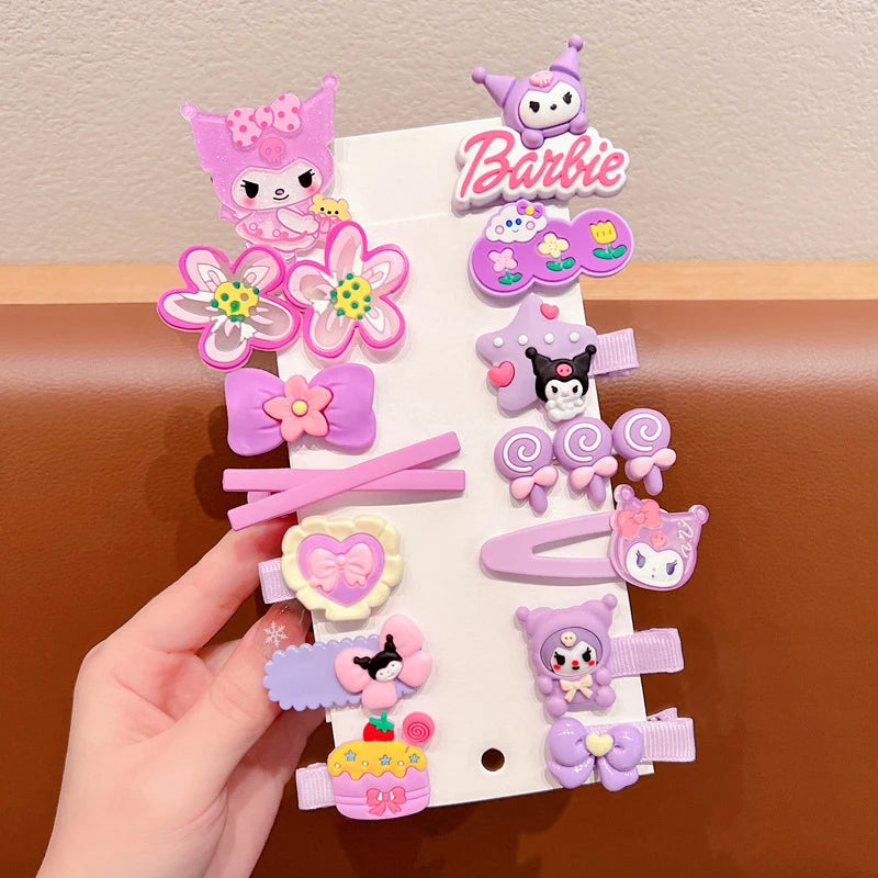 14-Piece Kuroomi Korean-style Hair Accessory Cute Gentle Qme