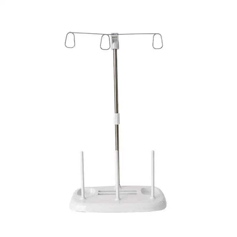 Heavy-duty Plastic Cone Thread Stand Spool Holder Sewing Serger Qme White
