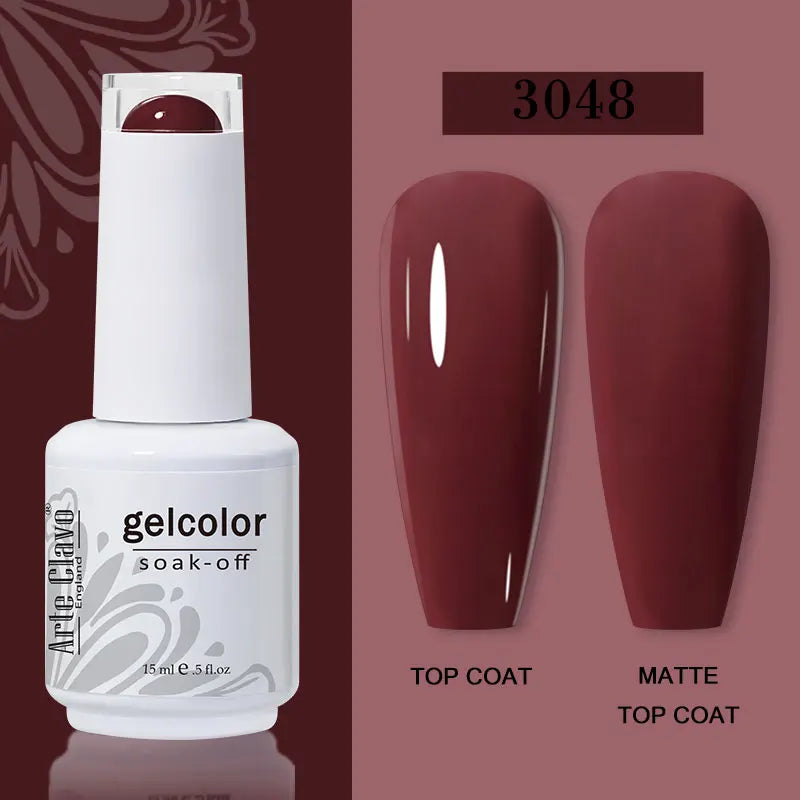 Arte Clavo 44 Colors Jelly Nude Gel Nail Polish Semi Transparent