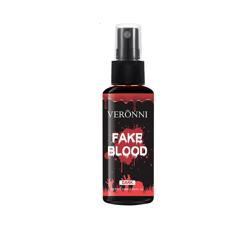 VERONNI Fake Blood Makeup Spray Squeeze Bottles Realistic Dark Qme 01