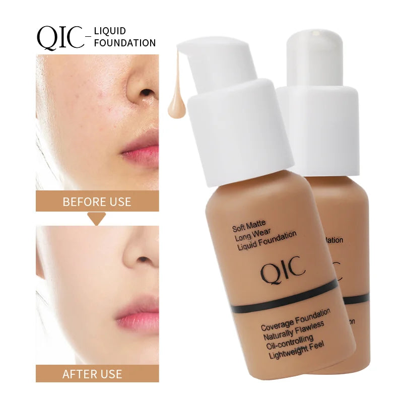 Matte BB Cream, Lightweight Full Coverage Foundation, Long Lasting Moisturizing, Waterproof Sweatproof Oil Control Face Makeup Qme
