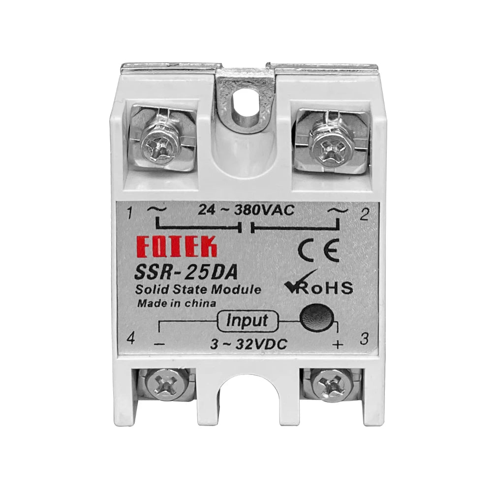 Solid State Relay SSR 10DA 25DA 40DA DC Control AC White Shell Single Qme