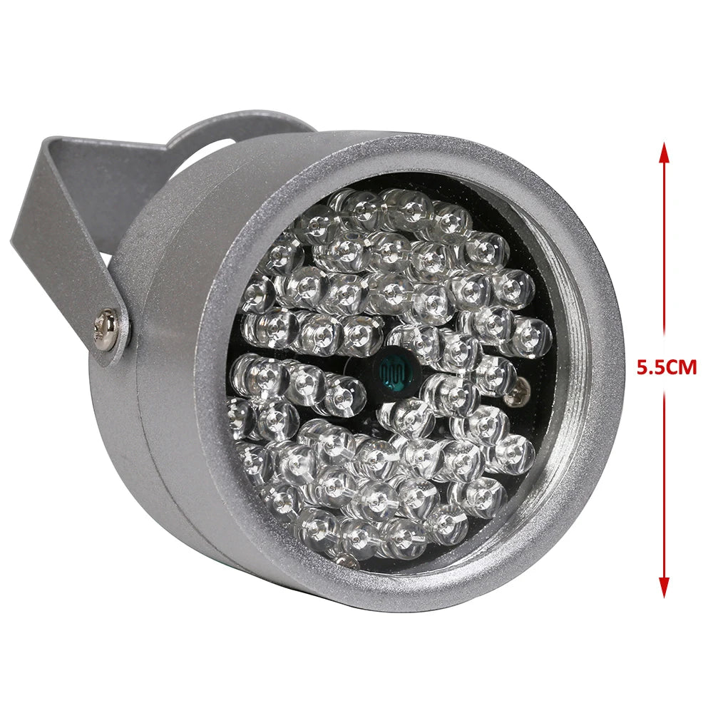 ESCAM CCTV LEDS 48IR illuminator Light IR Infrared Night Vision metal waterproof CCTV Fill Light For CCTV Surveillance camera Qme