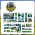 6*200cm Landscaping Washi Tape Meeting Mountains and Seas Creative DIY Journal Scrapbooking Masking Tapes Aesthetic Stationery Qme B2