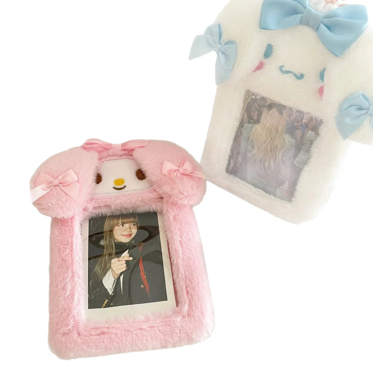 Japanese Sanrio Plush Card Holder Cute Cartoon Campus Case Students Qme