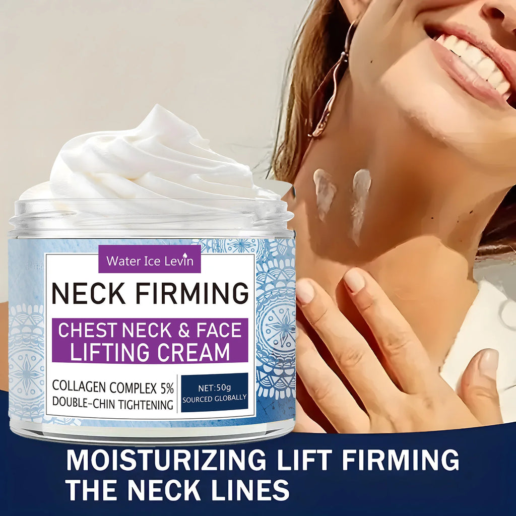 Neck Cream Eliminate Neck Wrinkle Lines Lifting Whitening Tighten Double Chin Anti-age Rejuvenation Skin Care Product Qme