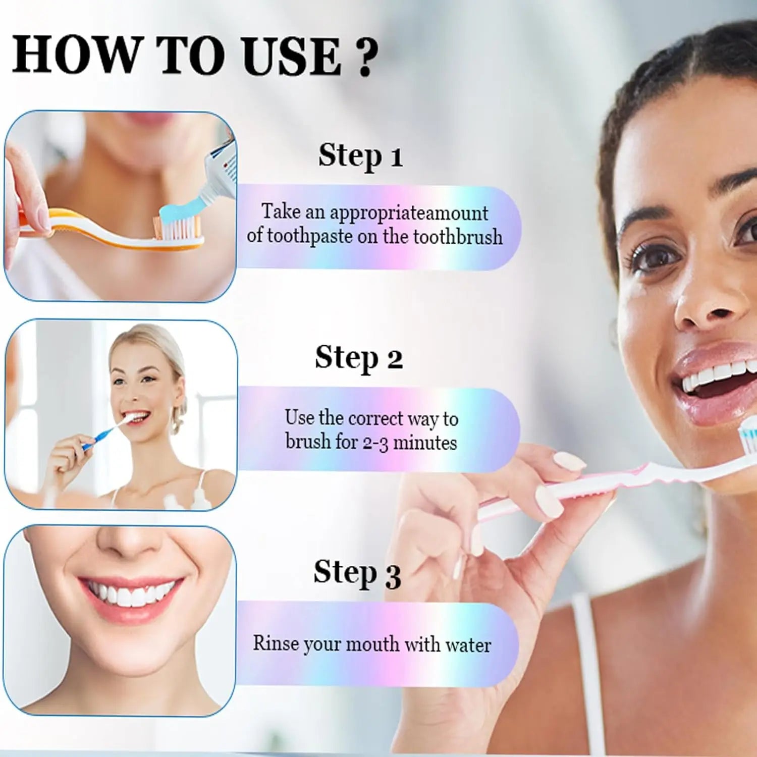 Niacinamide Whitening Toothpaste Intensive Whitens Teeth Protects Qme