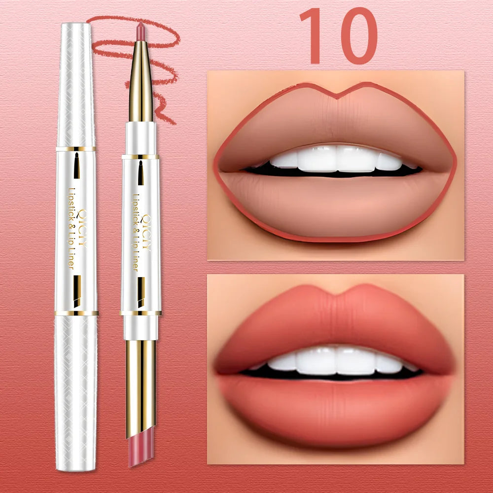 Vibrant Lip Liner Long-lasting Natural Render No Smudging Perfect Qme 10