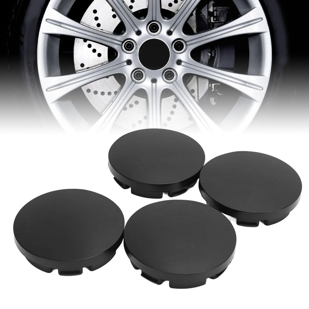 4PCS 56mm Car Wheel Center Hub Caps Black Compact Tyre Rim Hub Cover for Vehicle Wheel Center Hub Caps Qme