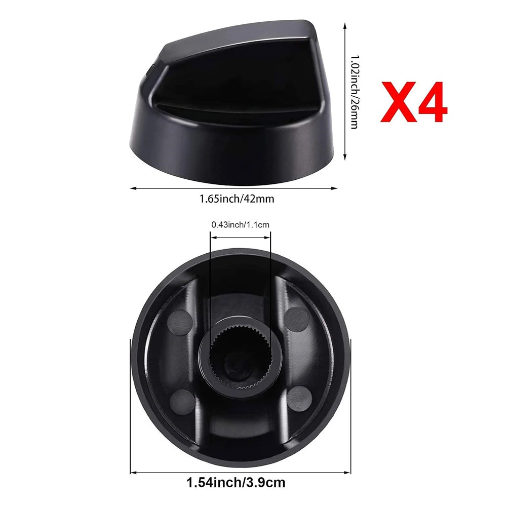 Control Knobs Adapters Gas Stove Knob Home Kitchen Cookers Stoves Qme