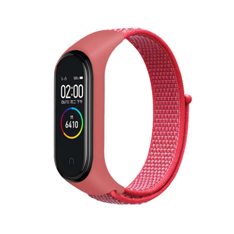 Durable Nylon Loop Watch Strap Freely Adjustable Velcro Xiaomi Mi