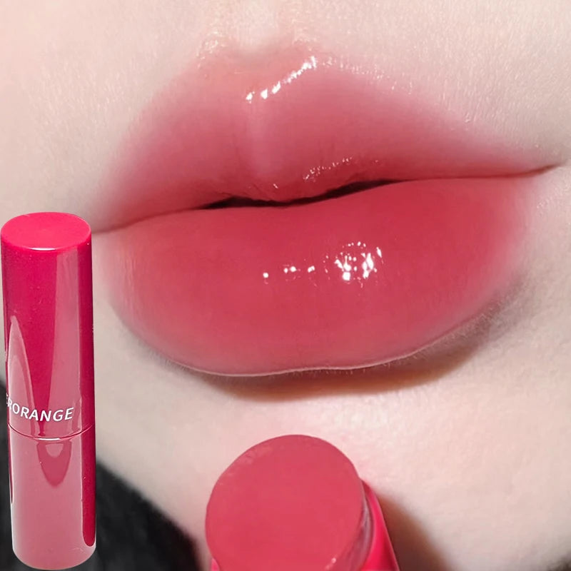 Rose Tea Brown Jelly Lipstick Crystal Tinted Lip Balm 8 Colors Anti-cracking Cherry Peach Lip Gloss Repairing Lip Care Cosmetics Qme 08
