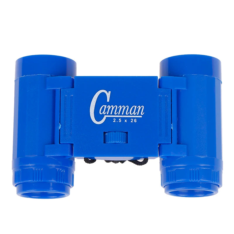 Mini Kid Children Magnification Toy Binocular Telescope+neck Tie Strap Qme Blue