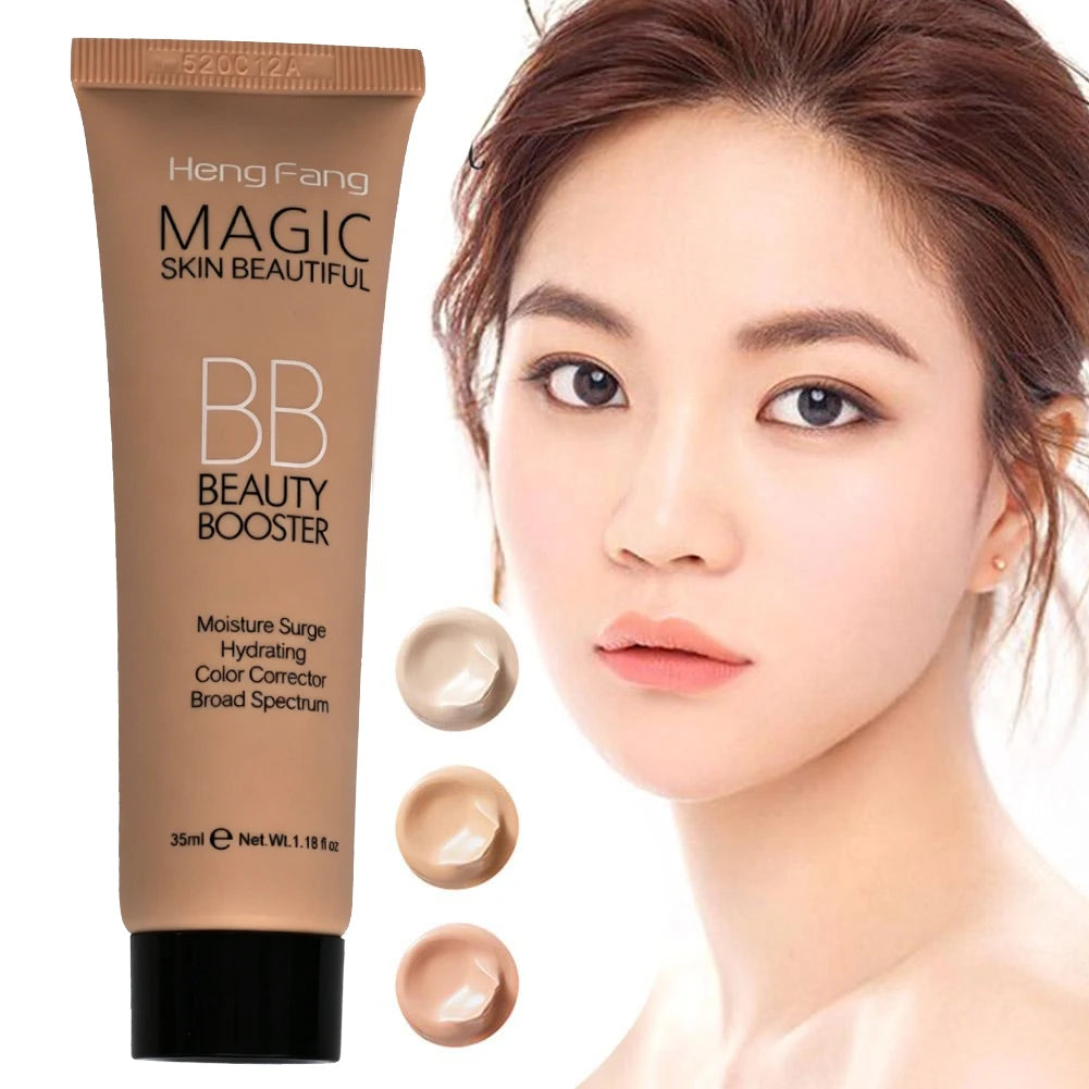 Natural Hydrating BB Cream Full-coverage Foundation Concealer Qme