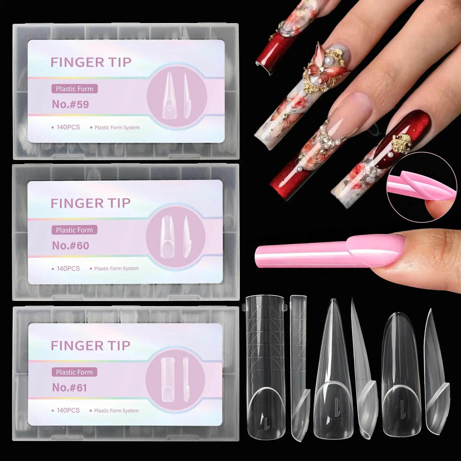 Ultimate Dual Form Fast Elegant French Nail Extensions Qme