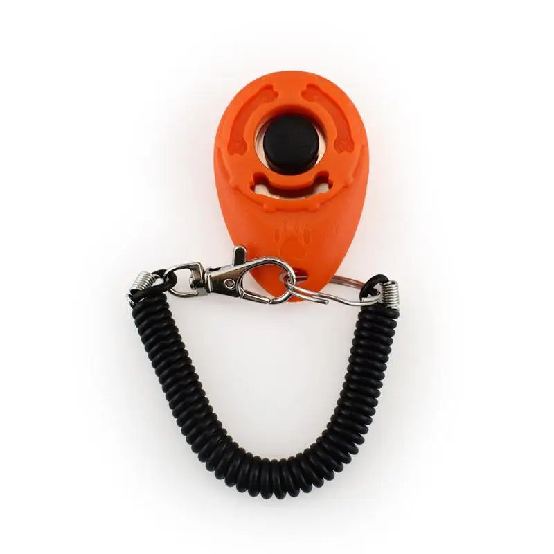 Key Chain Dog Training Clicker Aid Repeller Supplies Adjustable Wrist Qme A16