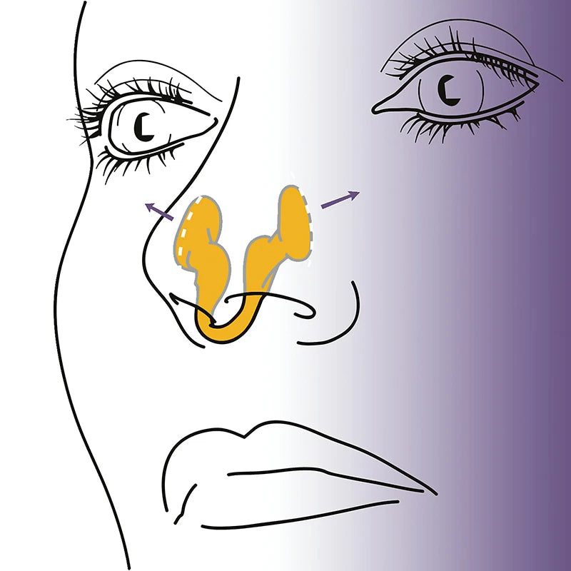 Nose Dilator Nasal Silicone Clip Anti Snoring Stop Help Breathe Qme