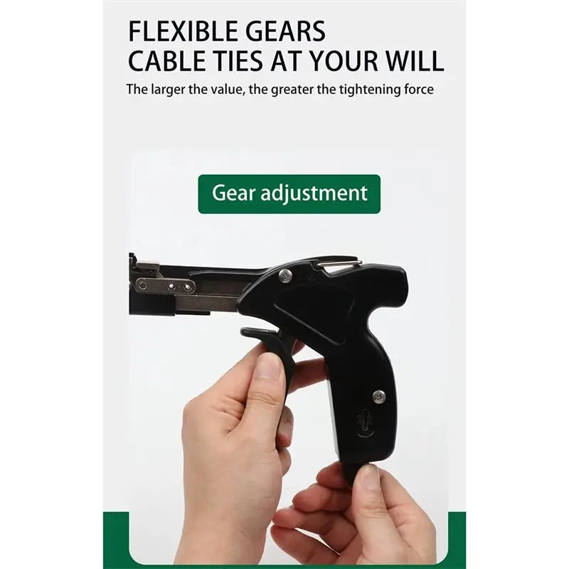 A02F-For Efficient Metal Cable Management Tool-Stainless Steel Cable Tie Tensioning Plier Qme