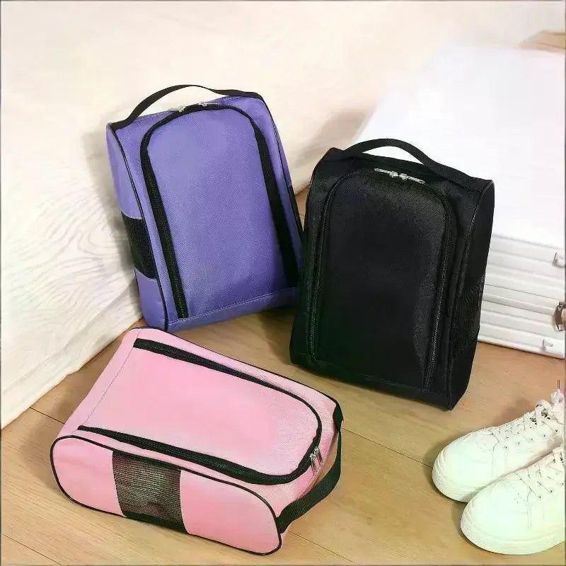 Portable Golf Shoe Bag Oxford Cloth Carrier Bags Breathable Qme